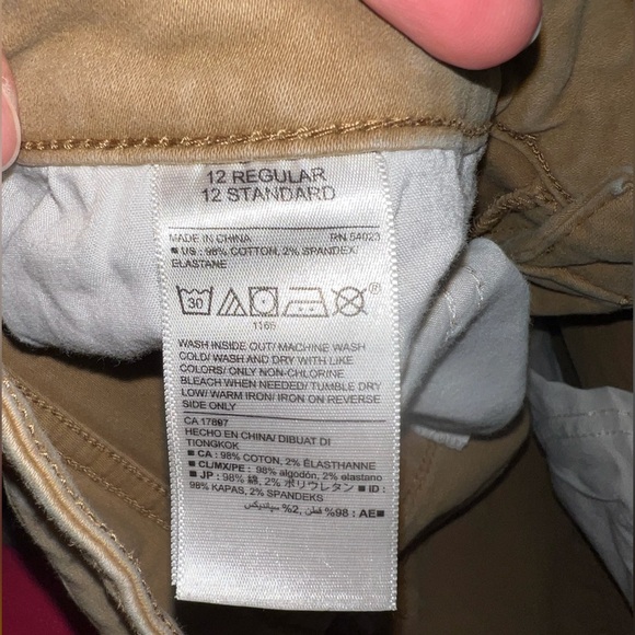Tan pants Old Navy Size 12 - Picture 4 of 4